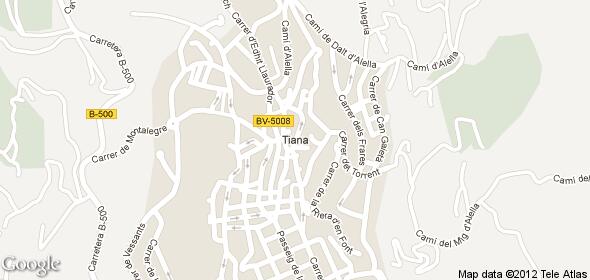 Imagen de Tiana mapa 08391 6 