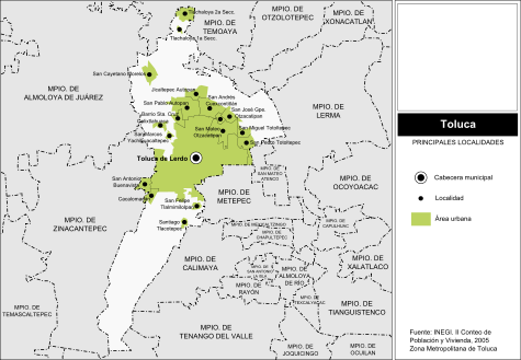 Imagen de Toluca de Lerdo mapa 50200 3 