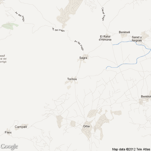 Imagen de Tormos mapa 03795 1 