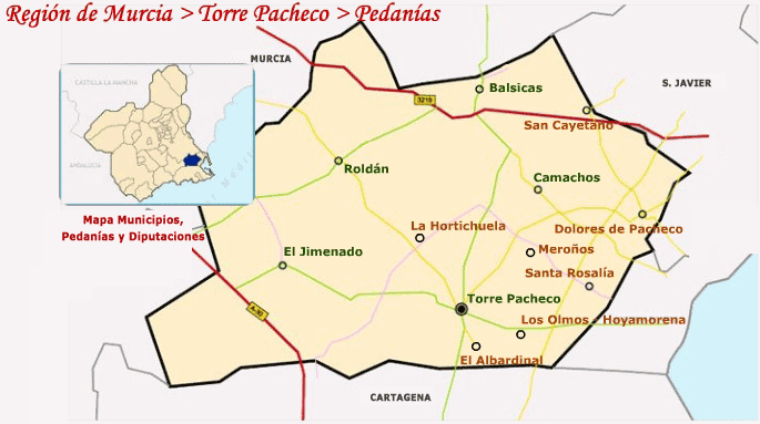 Imagen de Torre-Pacheco mapa 30700 2 