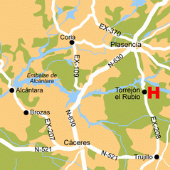 Imagen de Torrejón el Rubio mapa 10694 6 
