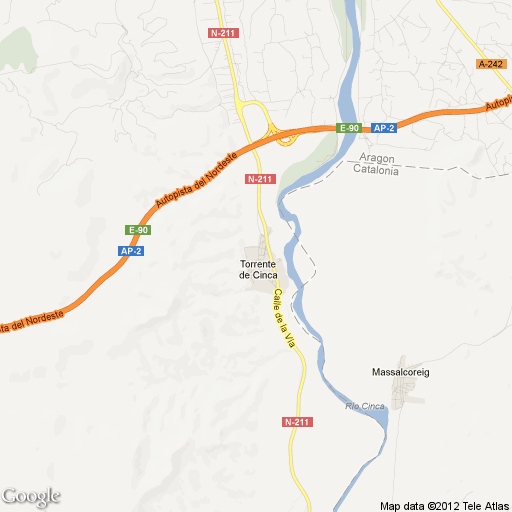 Imagen de Torrente de Cinca mapa 22590 1 