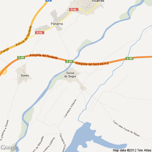 Imagen de Torres de Segre mapa 25170 1 