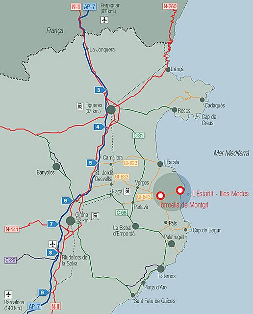 Imagen de Torroella de Montgrí mapa 17257 2 