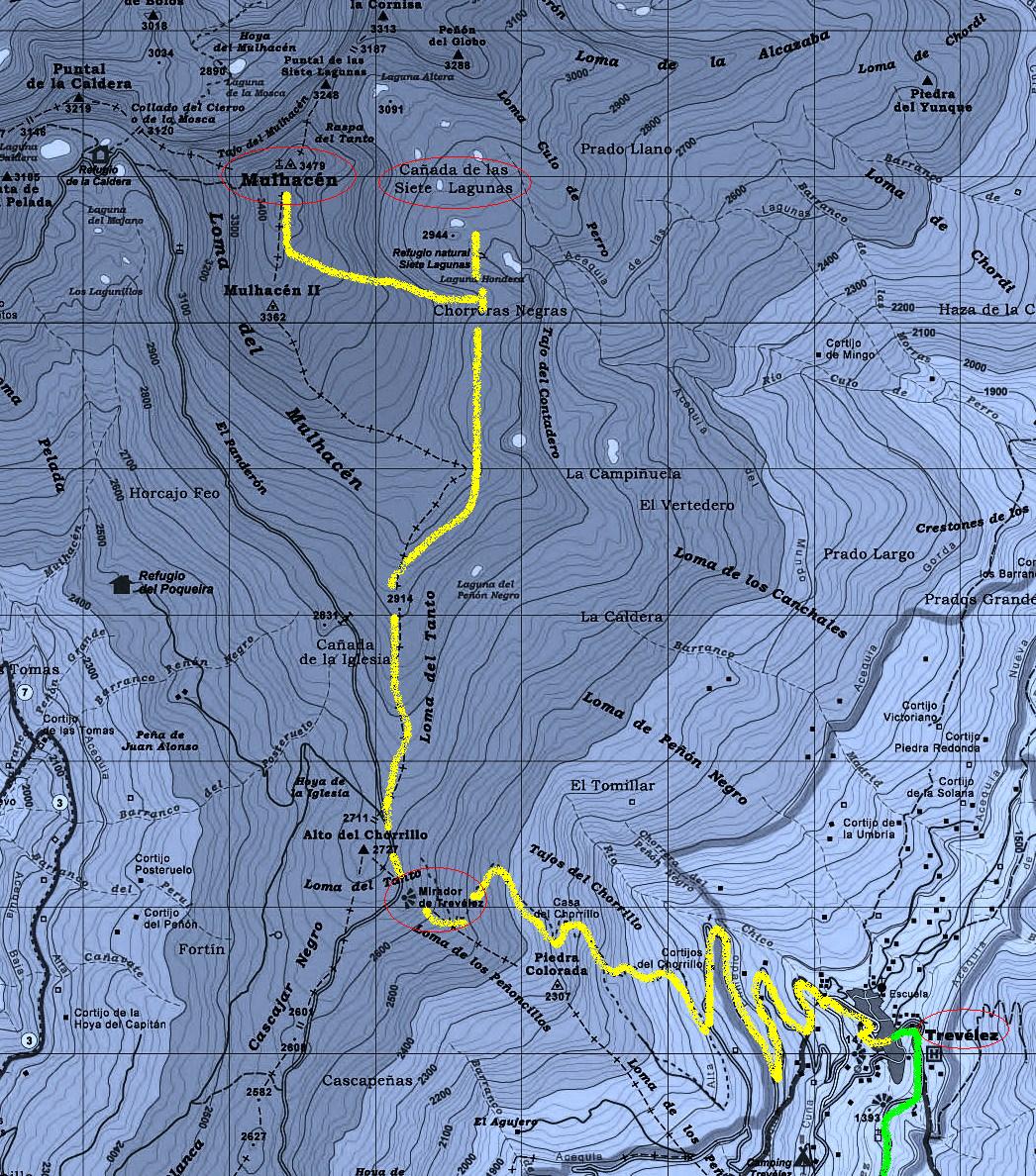 Imagen de Trevélez mapa 18417 1 