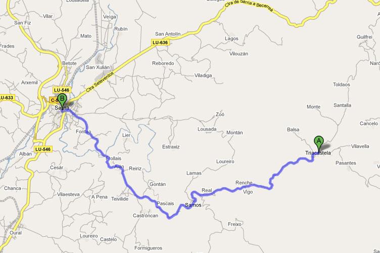 Imagen de Triacastela mapa 27630 1 