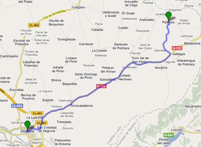 Imagen de Turégano mapa 40370 3 