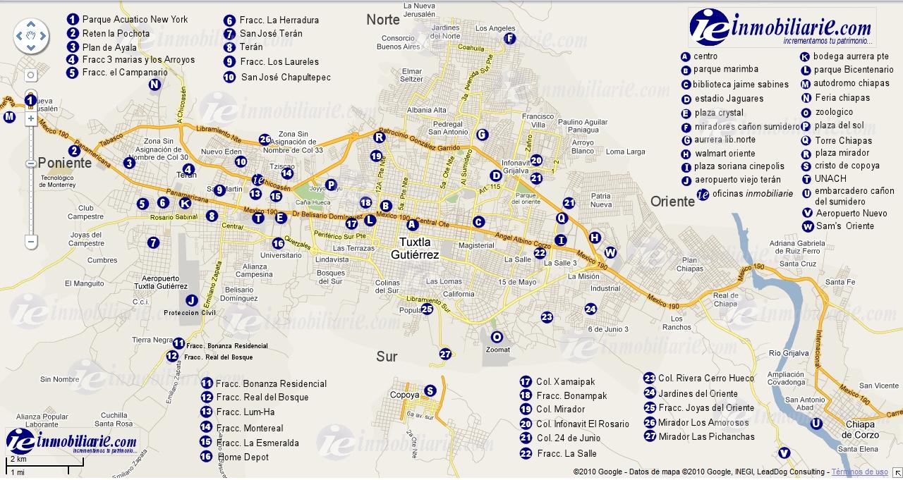 Imagen de Tuxtla Gutiérrez mapa 29110 6 
