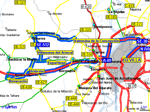Imagen de Umbrete mapa 41806 3 