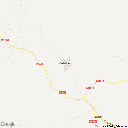Imagen de Valdealgorfa mapa 44594 1 