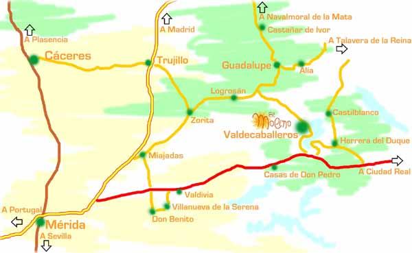 Imagen de Valdecaballeros mapa 06689 5 