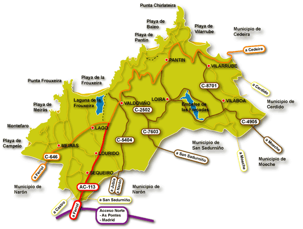 Imagen de Valdoviño mapa 15552 2 