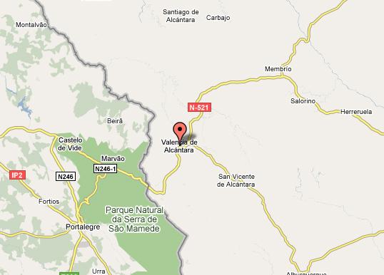 Imagen de Valencia de Alcántara mapa 10500 2 