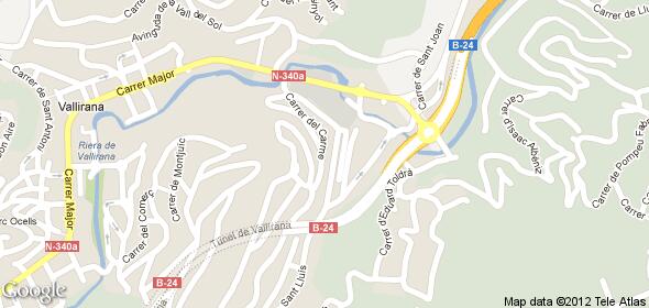 Imagen de Vallirana mapa 08759 3 