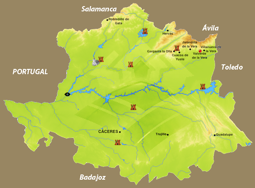 Imagen de Valverde de la Vera mapa 10490 3 