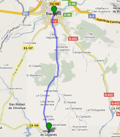 Imagen de Valverde de Leganés mapa 06130 3 