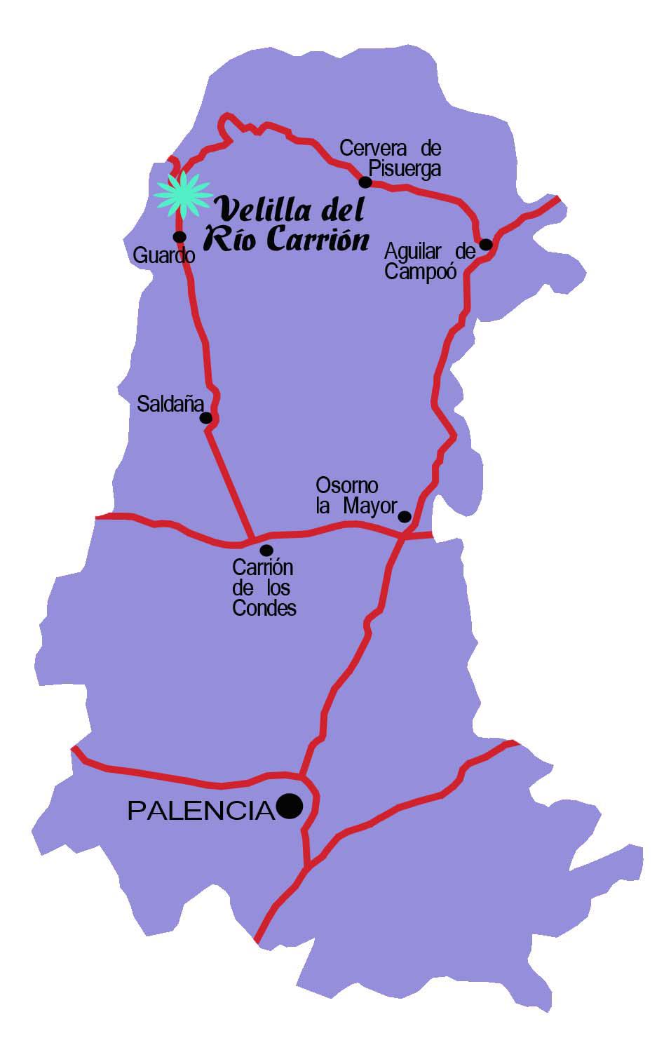Imagen de Velilla del Río Carrión mapa 34886 2 