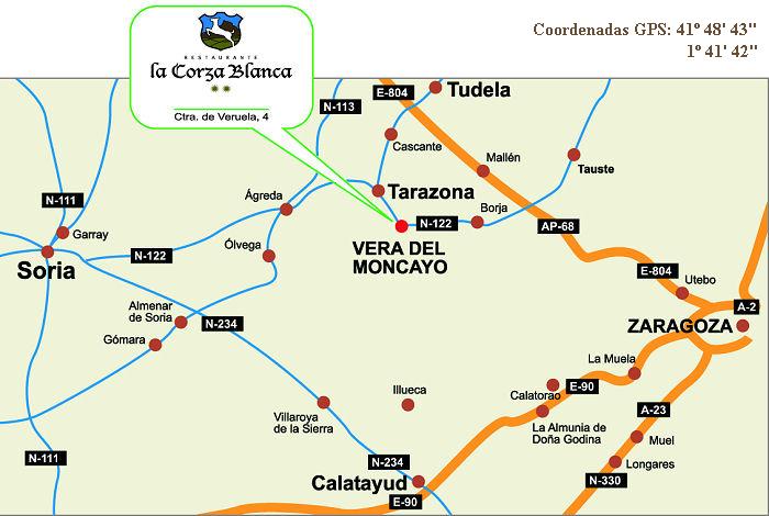 Imagen de Vera de Moncayo mapa 50580 3 