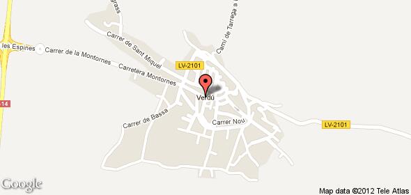 Imagen de Verdú mapa 25340 3 