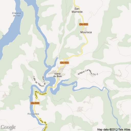 Imagen de Viana do Bolo mapa 32550 2 