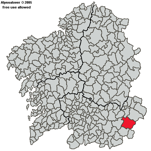 Imagen de Viana do Bolo mapa 32550 5 