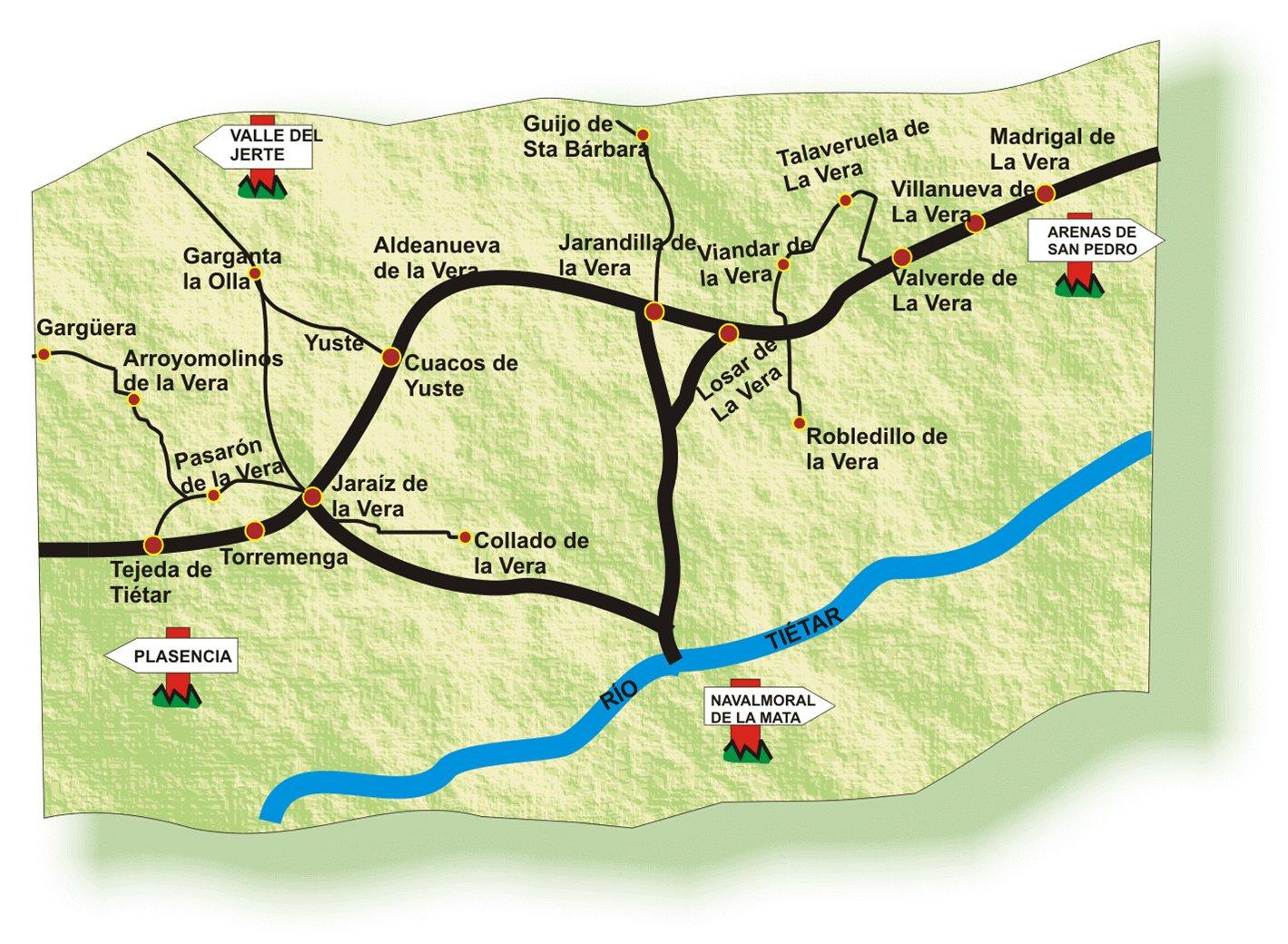 Imagen de Viandar de la Vera mapa 10492 1 