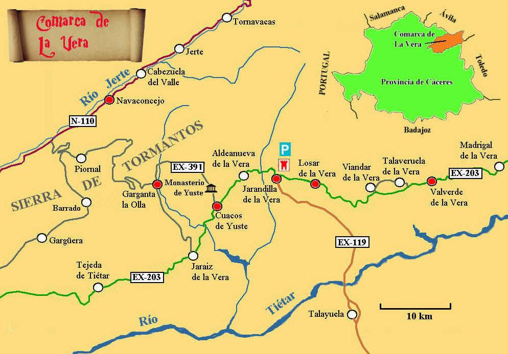 Imagen de Viandar de la Vera mapa 10492 5 