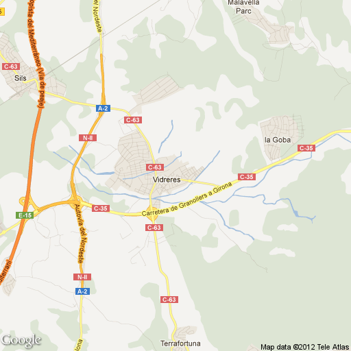 Imagen de Vidreres mapa 17411 1 