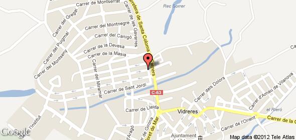 Imagen de Vidreres mapa 17411 6 