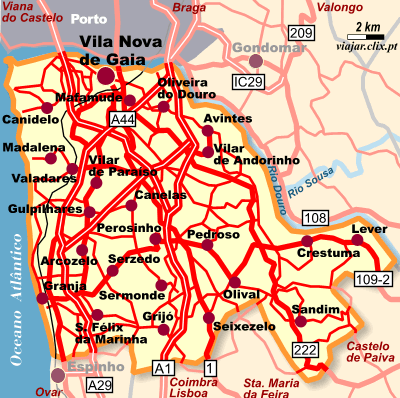 Imagen de Vila Nova de Gaia mapa 4430 5 