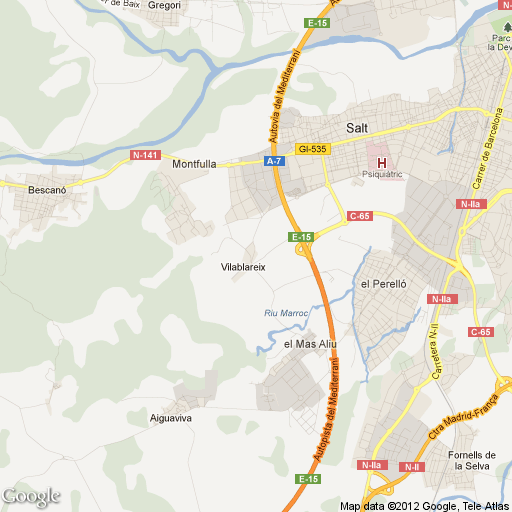 Imagen de Vilablareix mapa 17180 1 