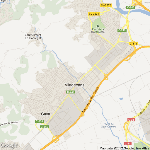 Imagen de Viladecans mapa 08840 2 