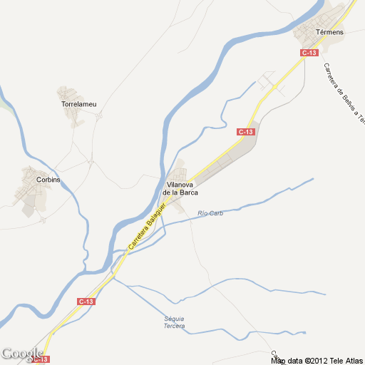 Imagen de Vilanova de la Barca mapa 25690 1 