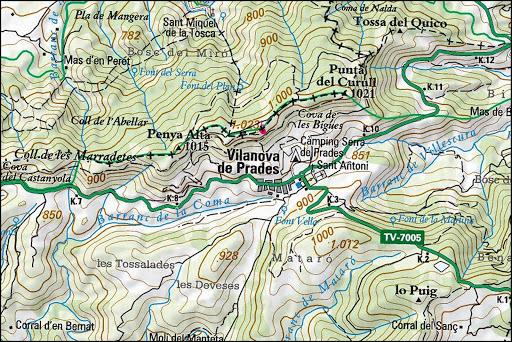 Imagen de Vilanova de Prades mapa 43439 5 