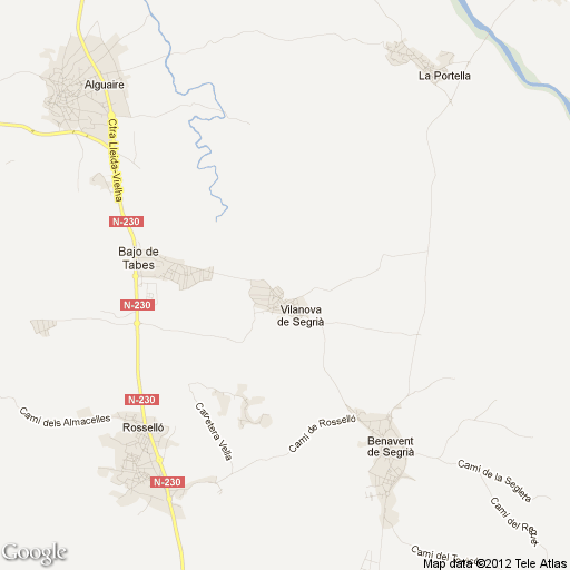 Imagen de Vilanova de Segrià mapa 25133 1 