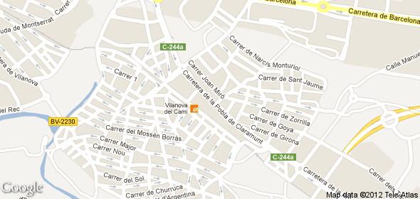 Imagen de Vilanova del Camí mapa 08788 3 