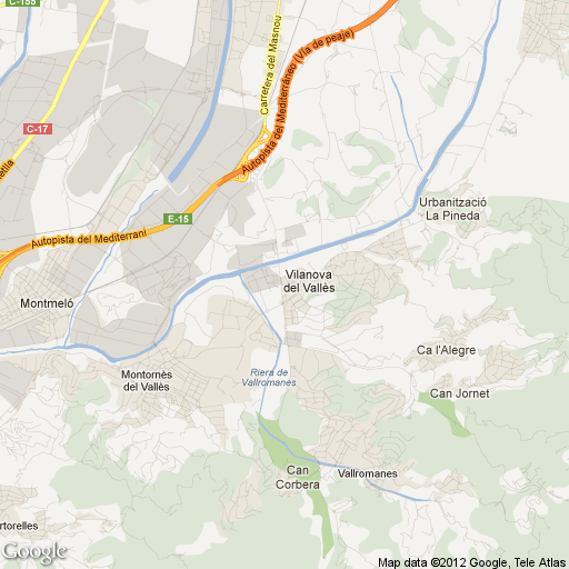 Imagen de Vilanova del Vallès mapa 08410 1 