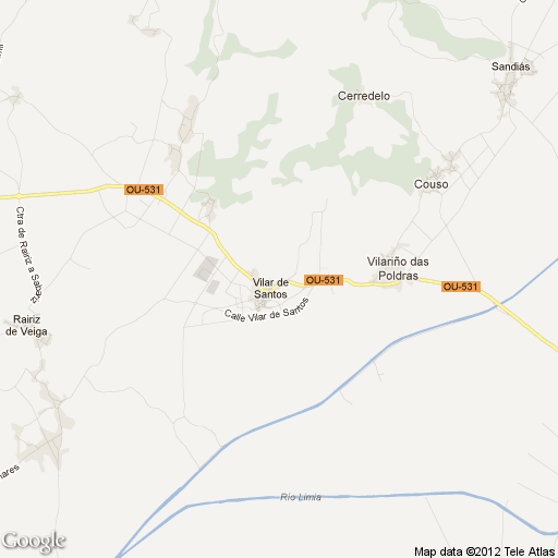 Imagen de Vilar de Santos mapa 32650 1 