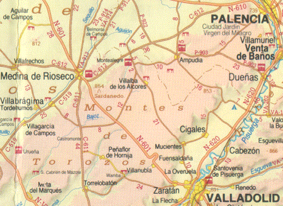 Imagen de Villalba de los Alcores mapa 47639 2 