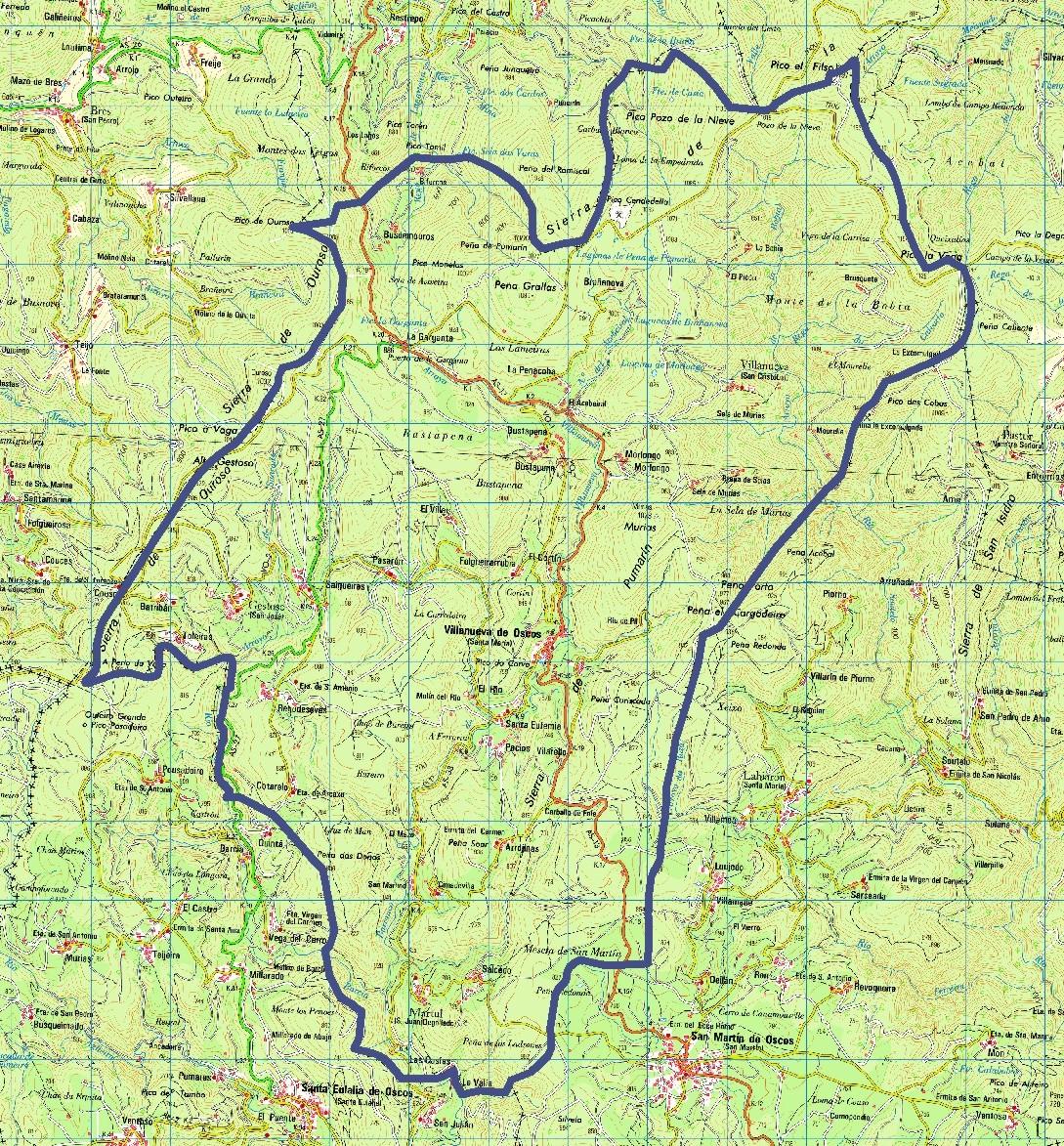 Imagen de Villanueva de Oscos mapa 33777 3 