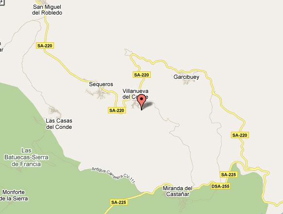 Imagen de Villanueva del Conde mapa 37658 2 