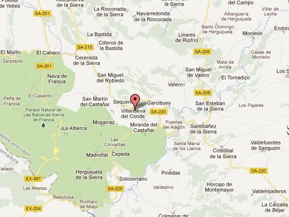 Imagen de Villanueva del Conde mapa 37658 3 