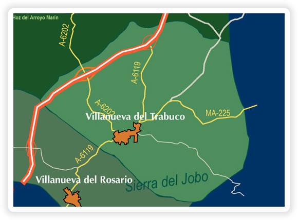 Imagen de Villanueva del Trabuco mapa 29313 2 