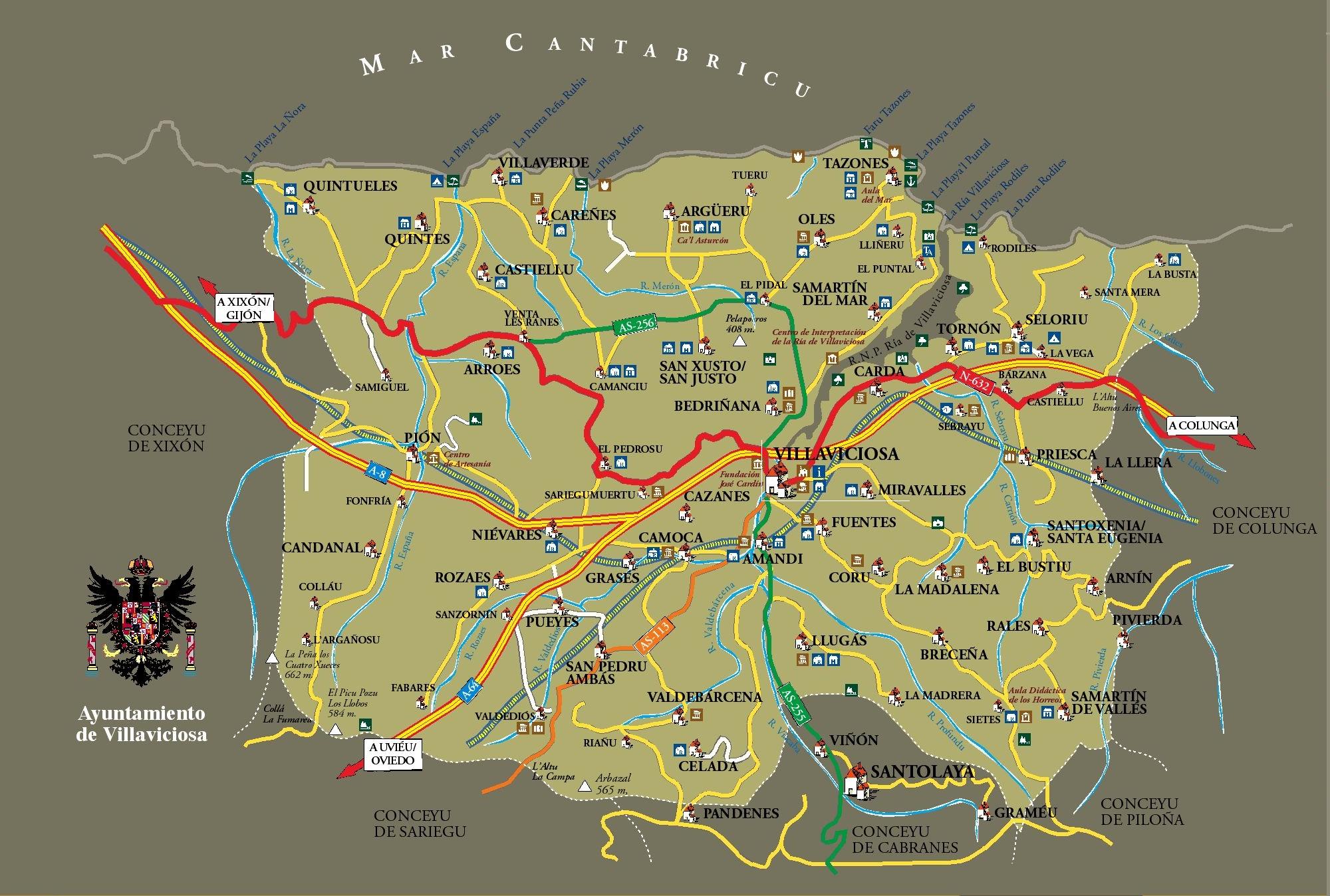 Imagen de Villaviciosa mapa 33315 3 