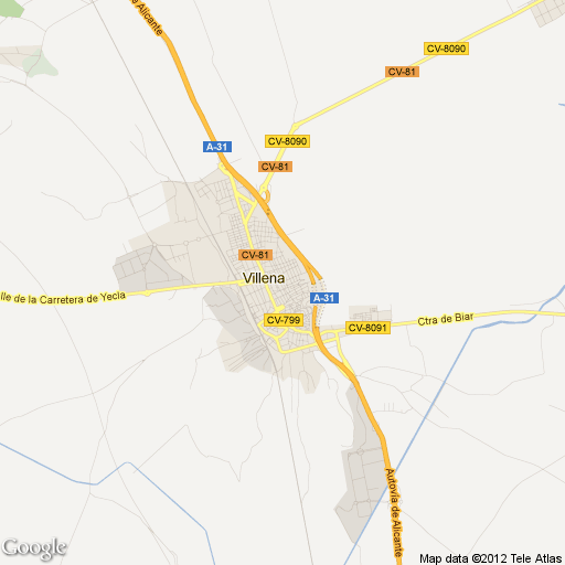 Imagen de Villena mapa 03400 2 