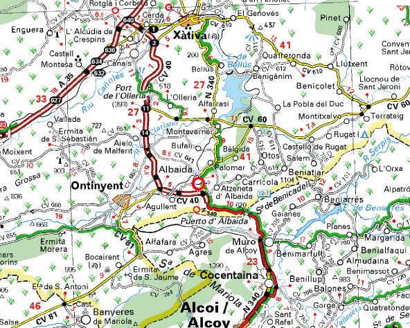 Imagen de Xàtiva mapa 46800 2 