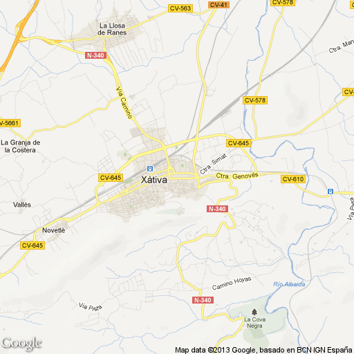 Imagen de Xàtiva mapa 46800 3 