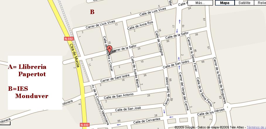 Imagen de Xeraco mapa 46770 3 