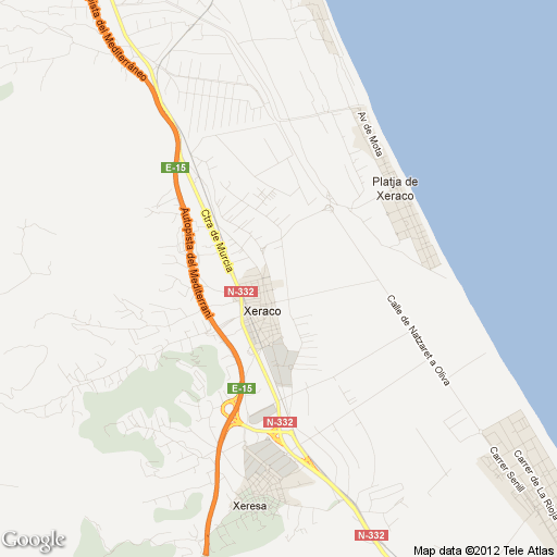 Imagen de Xeraco mapa 46770 5 