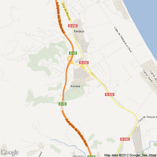 Imagen de Xeresa mapa 46790 1 